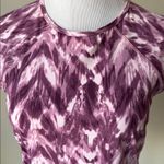 Duluth Trading Company Suit Up Swim Built In Bra Cap Sleeve Top Purple Size 8 Photo 1