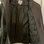 st. john's bay  Quilted Jacket Green Women Size L LIKE NEW Photo 3