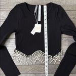 Anwnd Black Beaded Women's Top Photo 3