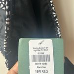 L.L. Bean Slimming Swim Brief High Waisted Black Geometric Sz 18W Regular NWT Photo 2