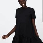 ZARA Black T-Shirt Dress Photo 0