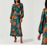 ASTR Quinn Floral Cutout Maxi Dress Photo 1