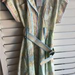 Zimmermann  Light Blue and Gold Mini Dress Long Version NWT size M Photo 5