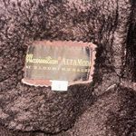 Maximilian Alta Moda at Bloomingdales shearling brown coat size small Euc Photo 3