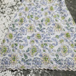 7 For All Mankind  Green Floral Eyelet Peasant Dress Size: S Photo 1