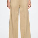 Mango Pleat detail cotton trousers Photo 5