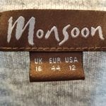Monsoon  LAMBSWOOL GRAY SNAP BUTTON FRONT CARDIGAN SWEATER 12 Photo 9