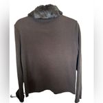 Escapade brown Suede Full Zip
Jacket Sweater w/Detachable Fur Collar size med Photo 3