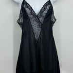 American Vintage Vintage Y2K Black Lace Camisole Dress Size Medium Grunge Whimsical Photo 6