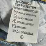 High waisted stacked split leg detachable streetwear fashion jeans size medium Photo 6