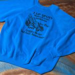 Tultex VTG  Crewneck Sweatshirt 1993 Softball Alaska 1st place Made USA blue Photo 0