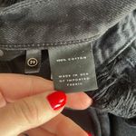 GRLFRND  Black Distressed Wide Leg Jeans Photo 3