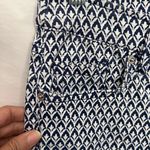 Tommy Bahama  Boracay Beach High Rise Ankle Womens Pants Sz 4 Blue White Model Photo 3