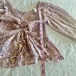 Topshop Womens Blouse Sz 6 Floral Coquette Cottagecore Cottage Prairie Boho Chic Photo 7
