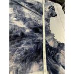 American Eagle Outfitter Off Shoulder Top Womens L Marble Velvet Smock Stretch Photo 9