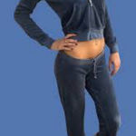 Juicy Couture  Velvet zip up sweatshirt Photo 0