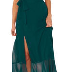 Show Me Your Mumu | Claire Midi Dress in Emerald Chiffon Size Medium NWT Photo 0