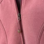 Lululemon Athletica Pink Zip-Up Jacket Cotton Stretch THICK Raspberry Cream Photo 2