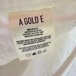 AGOLDE 90s Mid Rise Straight Jeans Cloudburst White Distressed Sz 28 Photo 6