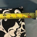 Diane Von Furstenberg  Black and White Floral Shorts | Size 4 Photo 5