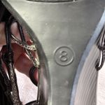 Etienne Aigner Ea by  Women's Leather Shoes 8.5 Black with Pewter Studs Photo 2