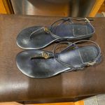 Tory Burch Leather Wedge Slingback Sandals  Size 7.5-8 Photo 3