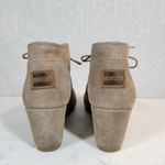 Toms Women's Shoes Size 8.5 Brown Suede Lace-Up Almond Toe Buck Wedges Heels Photo 10