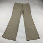 New York & Company Tan Linen Blend Wide Leg Trouser Pant 10 Photo 0