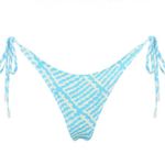 Triangl  Bikini Bottoms Blue and white Photo 1