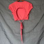 Aerie Offline by  Orange Back Cutout Cropped Tee Size XS Photo 3