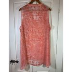 Susan Graver  QVC Tunic Womens Pllus Sz 24W Floral Chiffon Sheer Tiered‎ Feminine Photo 3