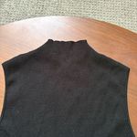 Elie Tahari Ribbed Top Sleeveless in Black Women's Size Small Fitted Shirt Photo 9