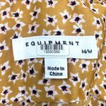 Equipment  | M | Ocre Leema Multi Floral Print Crepe Long Sleeve Button Up Shirt Photo 5