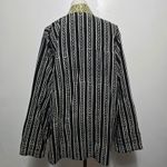 Chico's  Y2K Reversible Kimono Jacket Olive Green Black Asian Style Boho Global OS Photo 5