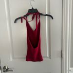 Reformation Delia Ribbed Halter Tank Photo 3