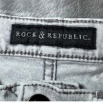 Rock & Republic Rock & Republic Kashmiere Jeans Womens 4 Gray Acid Wash Denim Skinny Casual Photo 4