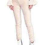 Free People Sweet Jane Velvet Skinny Fit Jeans in Champagne Photo 0