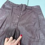 Ronny Kobo Faux Leather Wide Leg Pants Size 4 Photo 4