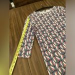 Boden Cotton mini Dress 3/4 sleeve Cockatoo Bird Novelty Print Fun Dress Size 2 Pink Photo 4