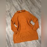 Melrose and Market  Vibrant Orange Turtleneck Sweater Photo 5