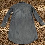 J.Crew GUC Denim Shirtdress Women’s Size XXS Jean 3/4 Button Shirt Dress Stylish Photo 1