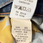 Lucky Brand Zoe Straight Leg Cut Off Capri Jeans Blue Size 0/25 Photo 4