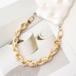 New Shoulder Bag Gold Pearl Chain Extender Photo 0