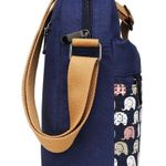 new Kemy’s ☀︎︎ Crossbody Purse Handbag Bag ☀︎︎ Elephant Print ☀︎ Navy Blue ☀︎ Photo 3