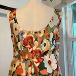 Abercrombie & Fitch  Multi Colored Garden Floral Silky Mini Dress Size XL Photo 9