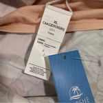 Cupshe  Pink Purple Yellow & White Pastel Floral Halter Swimsuit Top‎ Size XL NWT Photo 4