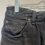 Free People  Black Jean Shorts - Button Fly Photo 1