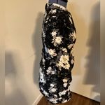 Candie's CANDIE’S Jacket Jr S Cropped Floral Knit Blazer Jewel Button 3/4 Sleeve & Skirt Photo 6