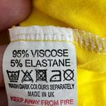 Be Jealous Scoop Neck Sleeveless Womens Yellow Maxi Beach Dress Small Side Slits Photo 11