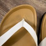 Aerosoft  Women’s Hola White Slip-On Sandals Size 39 Summer Beach Vacation Photo 4